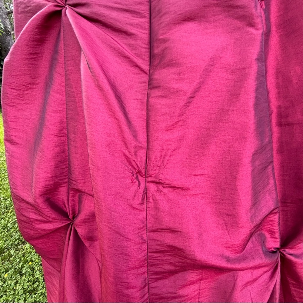 Xcite Strapless Raspberry Prom Gown - Picture 5 of 7